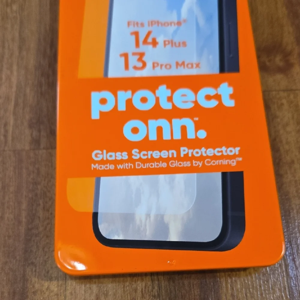 On Running Orange Glass Screen Protector for iPhone 14 Plus and 13 Pro Max NWB
